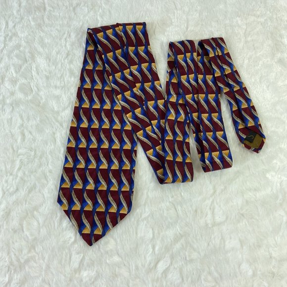 Joseph Orlando Mens Neck Tie Hand Sewn Imported Silk Made in USA Robert Talbott - Picture 1 of 6